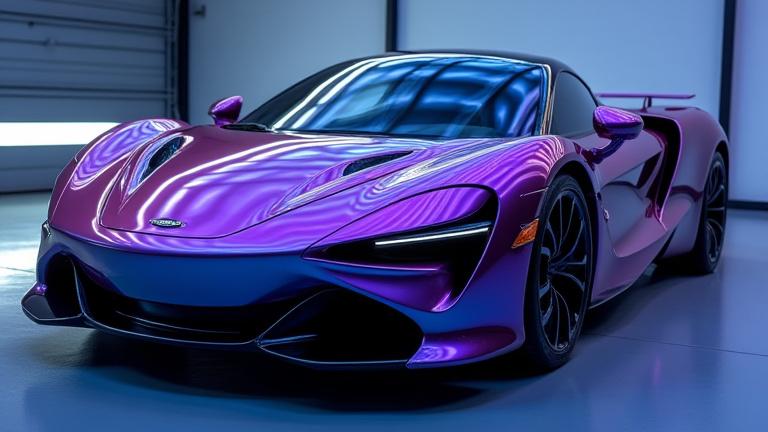 McLaren 720S con vernice speciale e finiture in carbonio